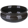 Тарелка глубокая Маренго 500мл D 14см h 6см керамика черный/серый