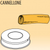 Матрица латунно-бронзовая для аппарата для макаронных изделий MPF8N, (D78мм), cannellone (трубочки большие), D30мм